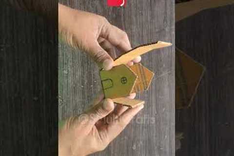 How to make a small Cardboard House Beautifully :: Easy DIY :: School Project :: Simple &..