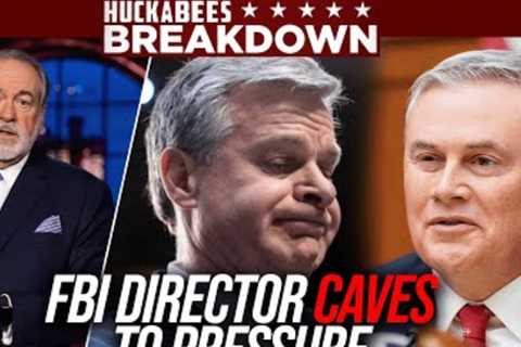 FBI Director CAVES, Hands Over Biden Bribery Scheme Document | Breakdown | Huckabee