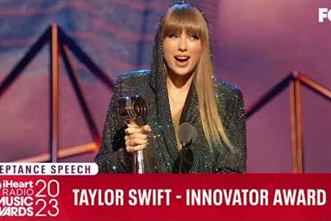 Taylor Swift Acceptance Speech - Innovator Award | 2023 iHeartRadio Music Awards