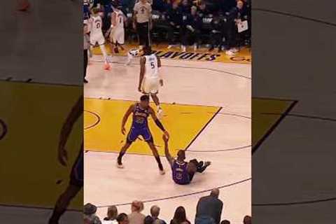 LeGust of wind TOOK OUT LeBron💀#shorts
