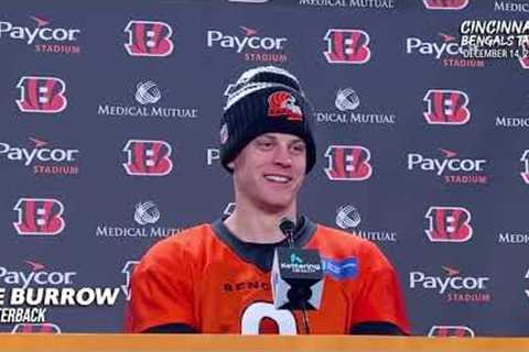 Bengals QB Joe Burrow on Facing Tom Brady and Buccaneers | NFL Week 15