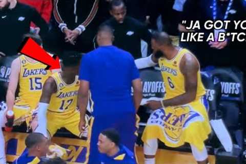 *UNSEEN* LeBron James Tells Dennis Schroder That Ja Morant “Made Him His B*tch” After Bad Play!