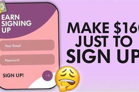 $160 Instantly To Sign Up PER APP! | Make Money Online 2023