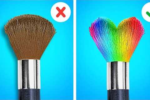 Easy And Cool Art Hacks. Drawing and Painting Tips You Need to Try