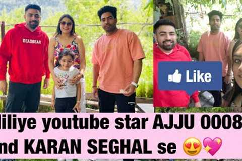 Manali trip pe hume mile you tube star #ajju0008 #karansehgal 💖😍