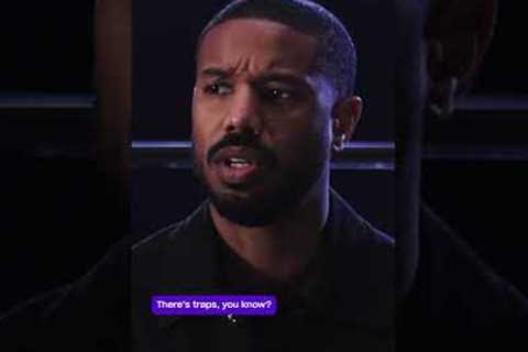 Michael B. Jordan gets primal with boxing 🥊 | Creed III