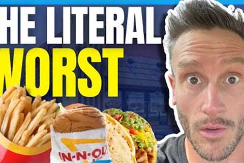 15 Most Unhealthy Fast Food Items to NEVER Order
