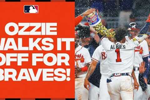 Ozzie Albies FOR THE WIN!! He CRUSHES 3-run homer to SWEEP the Mets!
