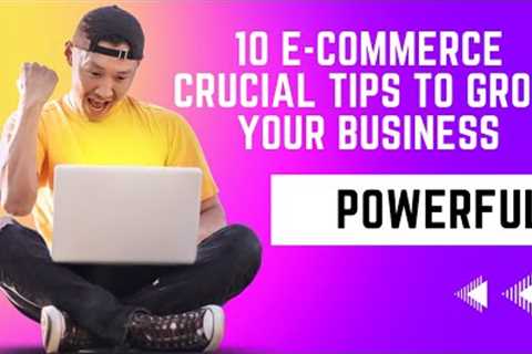 10 ecommerce tips for success| increase ecommerce sales| how to drive traffic to your online store