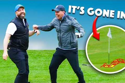 The GREATEST golf shot ever on the channel!
