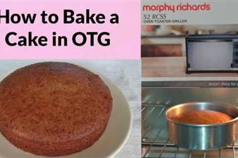 How to Bake a Cake in OTG Perfectly ||  Eggless Vanilla Cake ~ Moumita's Happy Cooking Lab