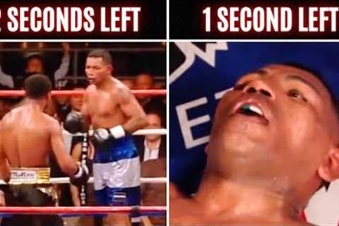 5 INSANE Knockouts In The Last Seconds Of The Fight