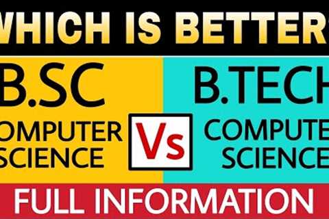 B.SC Computer Science Vs B.TECH Computer Science full Comparison in Hindi | Computer Science Career