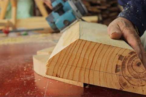 The Art of Woodworking: How Skilled Craftsmen Create Beautiful Work // Unique Dining Table Design
