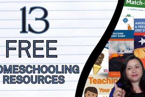 13 FREE Homeschooling Resources ‖ FREE Homeschooling Resources We Actually Used😃