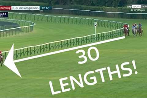 EXTRAORDINARY RIDE wins race by 30 LENGTHS!