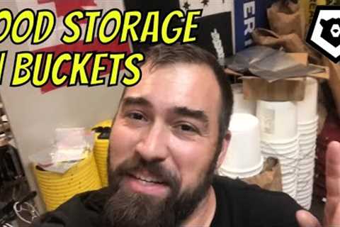 Food Storage in Buckets How-To for SHTF Prepper