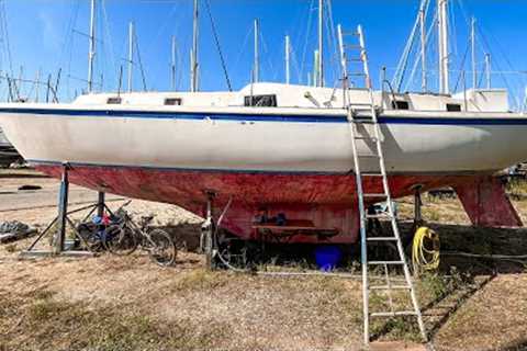 The €1 Boat Project Continues! WINDows, Rotten Decks and Thieves... | SAILING SEABIRD Ep. 23