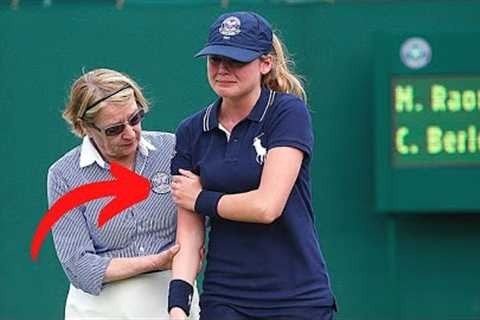 When Ball Girls / Boys get HURT !