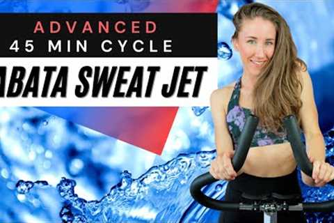 45 MINUTE CYCLING WORKOUT: TABATA SWEAT JET RIDE (ADVANCED SPIN CLASS)