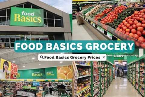 Grocery Shopping on a Budget | Food Basics Grocery Shopping in Canada | Sasti Grocery in Canada