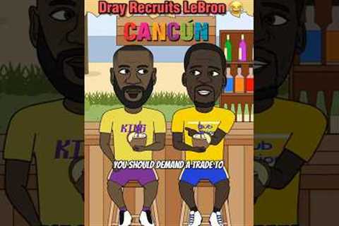 Draymond Green Recruits LeBron James 😂 #nbamemes #nba #lebronjames