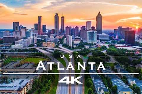 Atlanta, USA 🇺🇸 - by drone [4K]