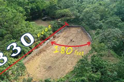 PRIMITIVE SKILLS: Build a super big, huge FISH POND. Reentorce the walls pont with Roman concrete