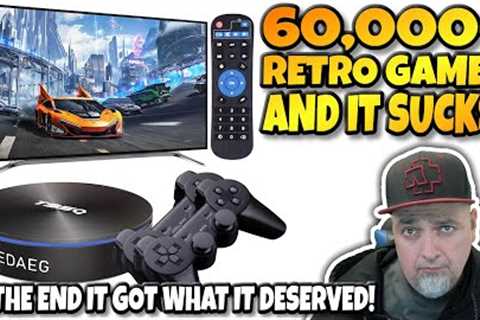 I Almost QUIT YouTube Because Of This Review.... The 60k Retro Game Console Frigedaeg T95Q!