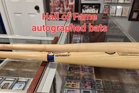 Recent pickups/ collecting adventures. 800 autographed bat collection. @chrisfrommissouri