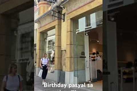 It’s our mom’s birthday but we were the ones who went shopping. 😂 #mama#birthday#41st#outletvillage