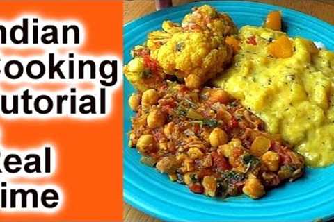 How to Cook Indian Food ...a real-time Indian cooking lesson