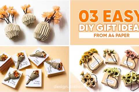 03 Easy DIY Handmade Gifts Ideas from A4 PAPER - AMY DIY CRAFT