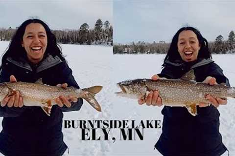 TROUT FISHING on BURNTSIDE LAKE in ELY MN | Fishing, HISEA, Trout dinner