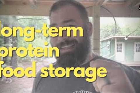Long-term Protein Food Storage for Preppers