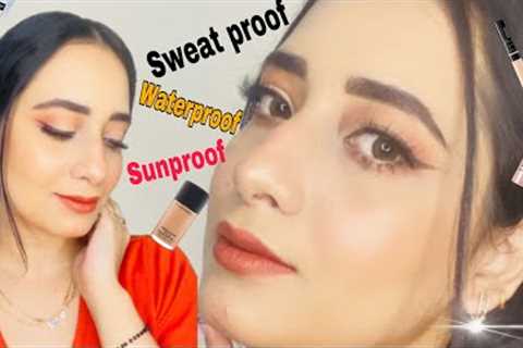 Makeup Tutorial. Sweatproof, waterproof, long lasting, Sunproof makeup.