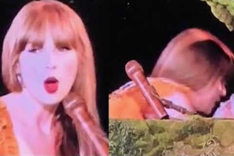 Taylor Swift BLOWING HER NOSE at The Eras Tour