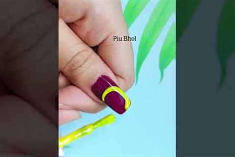 easy nail art design 💅#nailart #piubhol #shorts