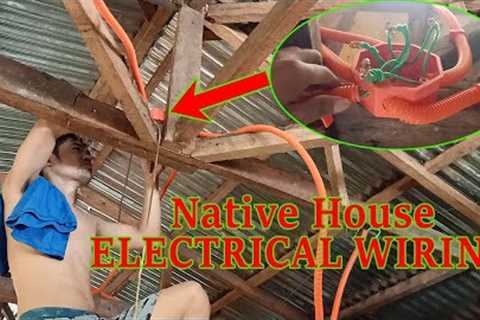 Native House Electrical Wiring | Lightning and Switches installation.