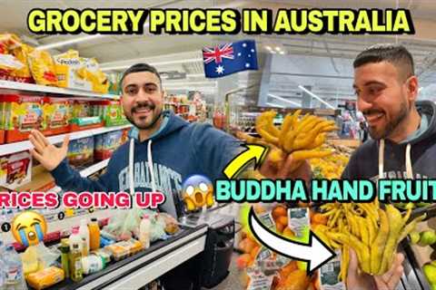 GROCERY SHOPPING in Australia | BUDDHA HAND FRUIT | GROCERY PRICES GOING UP 😰