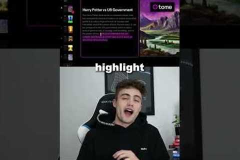 Artificial Intelligence 👀 Tome’s AI is crazy🔥📚 Tech Trends #shorts