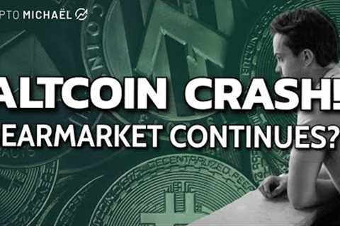 Crypto markets CRASH. Altcoin BEAR market continues!? | CryptoMichNL