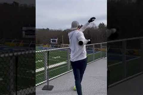 Ever SEEN a home run FIELD GOAL #baseball #trendingshorts #trickshots 🔥🔥🔥