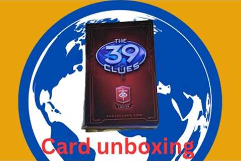 39 clues card unboxing