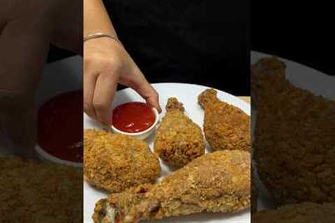 Crispy Fried Chicken ASMR Cooking #chicken #shorts #food #cooking #indianasmrworld #asmr #nonveg