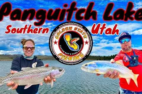 Panguitch Lake Utah Ultralight Trout Fishing | Mini Jigging For Trout | Southern Utah Fishing |