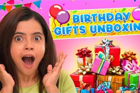 MY BIRTHDAY GIFTS *UNBOXING* 🎁 with KoKo and Guddu | Wonder Munna Unplugged