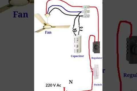 Fan Celling Connection Kaise Kare #electrician #fanconnection #wiring #shorts