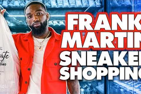 BOXING CHAMP FRANK MARTIN GOES SNEAKER SHOPPING AT PRIVATE SELECTION