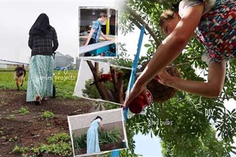 Gardening Through The Years | DIY garden projects + Caring for the Community Garden etc....vlog 156